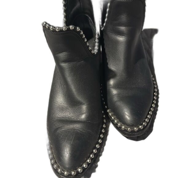 Alexander Wang Women's Kori Studded Cutout Booties Size 37.5 - Picture 3 of 8